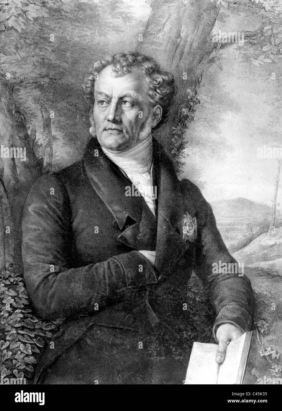 Dr. Karl von Grolmann, Prussian General Stock Photo
