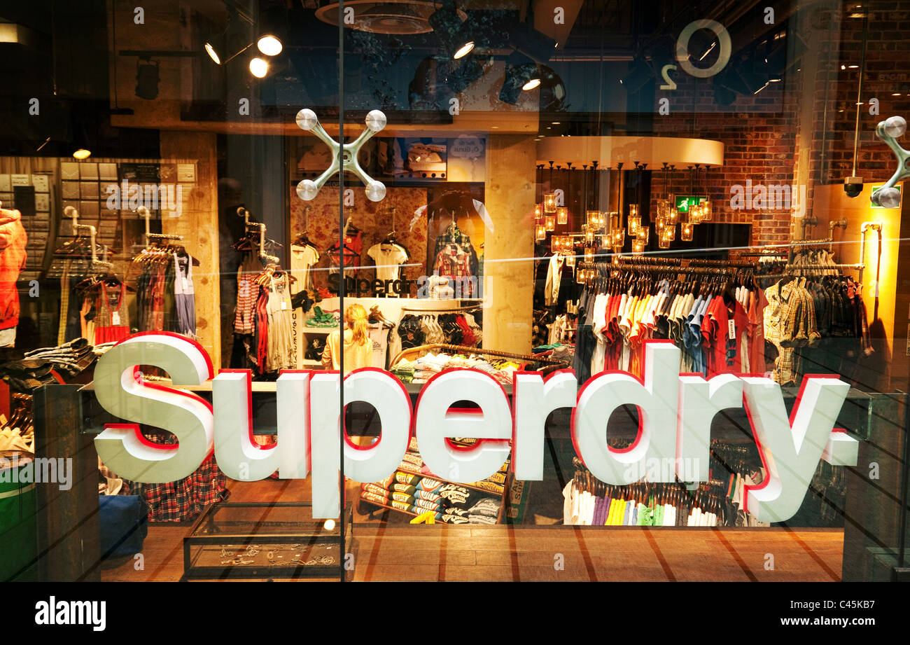 Superdry clothes store, Cambridge UK Stock Photo - Alamy