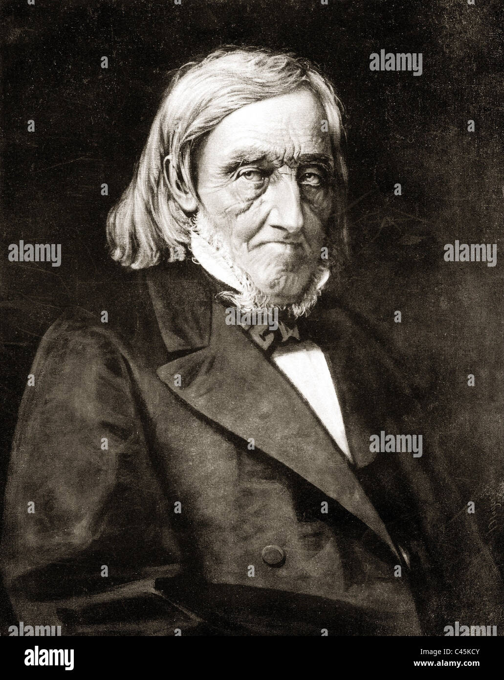 Karl Ernst Ritter von Baer, Estonian naturalist 1792 - 1876 Stock Photo