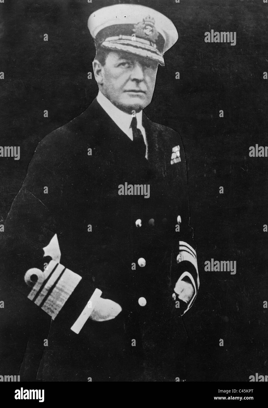 Admiral David  Beatty Stock Photo