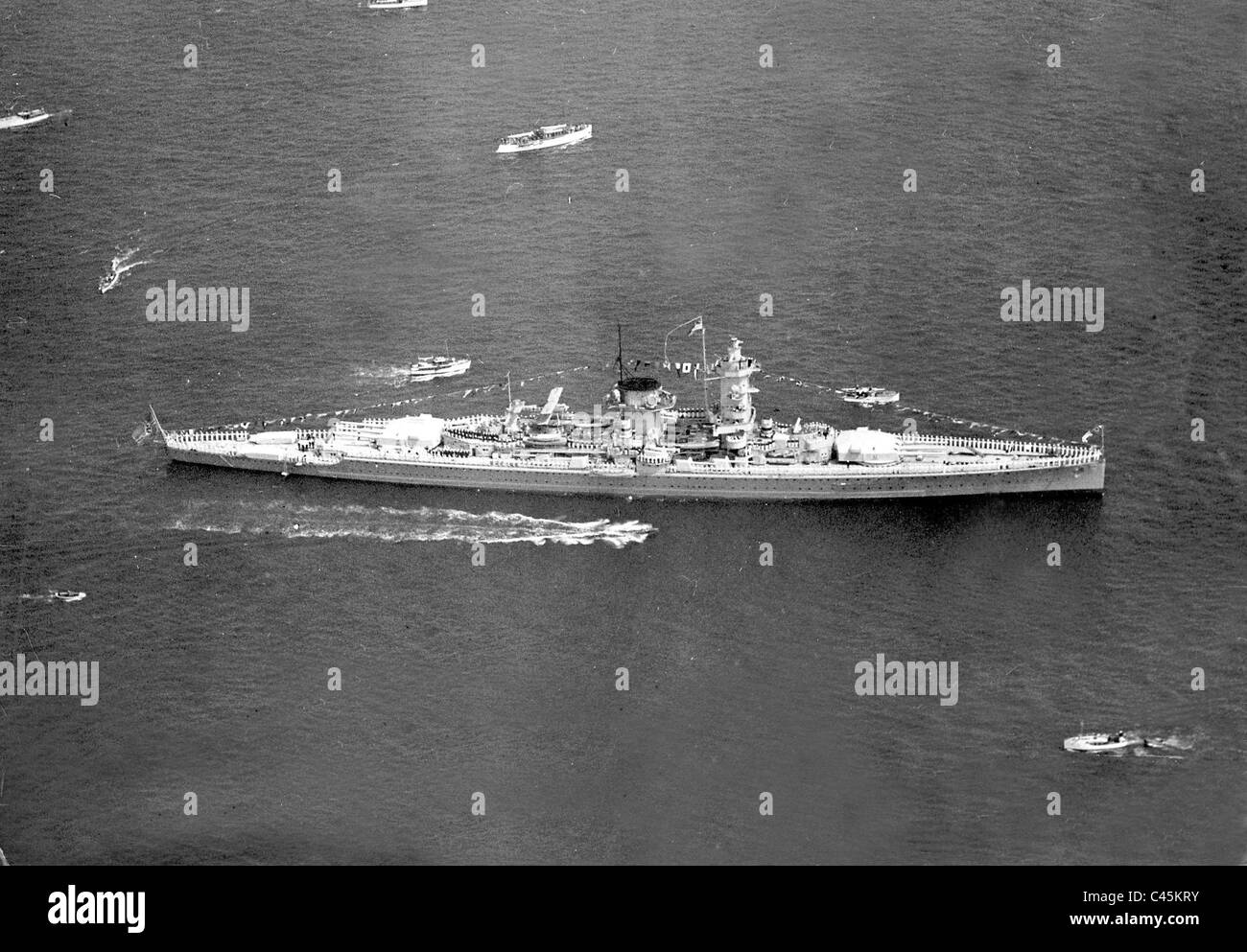The armoured cruiser 'Admiral Graf Spee', 1937 Stock Photo