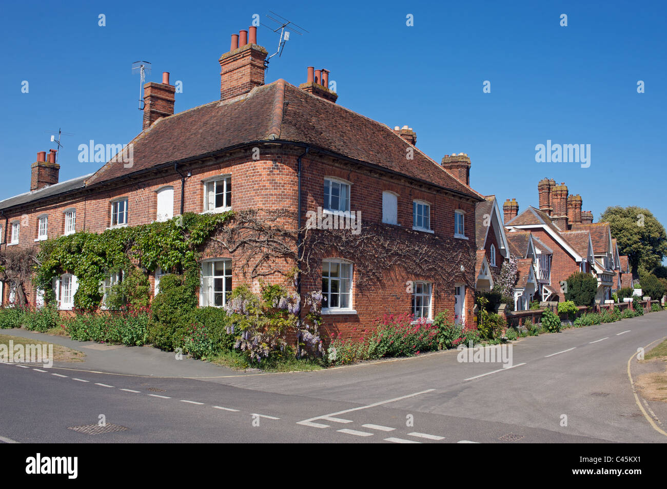 Residential properties, Orford, Suffolk, UK. Stock Photo
