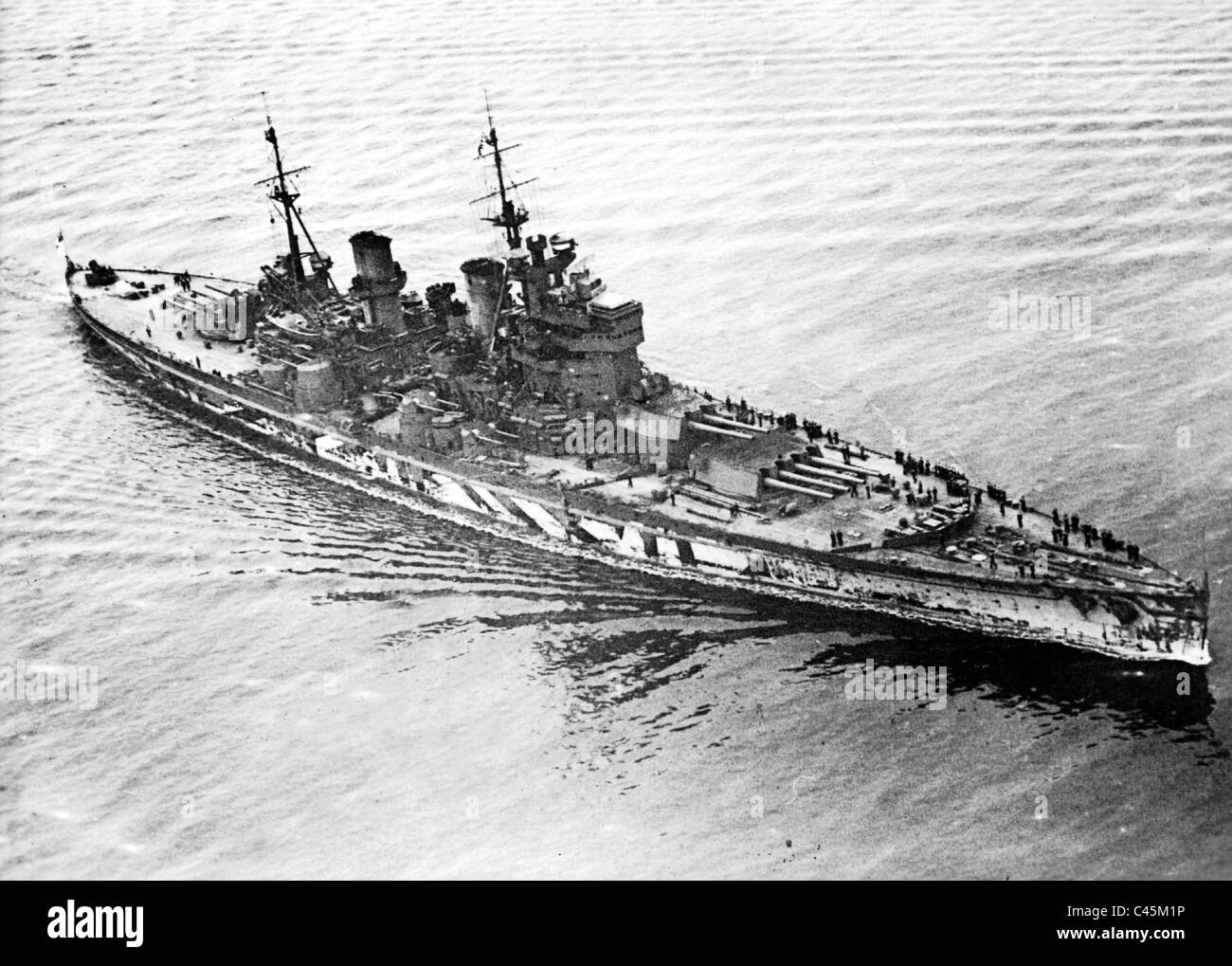 The British battleship 'King George V' Stock Photo