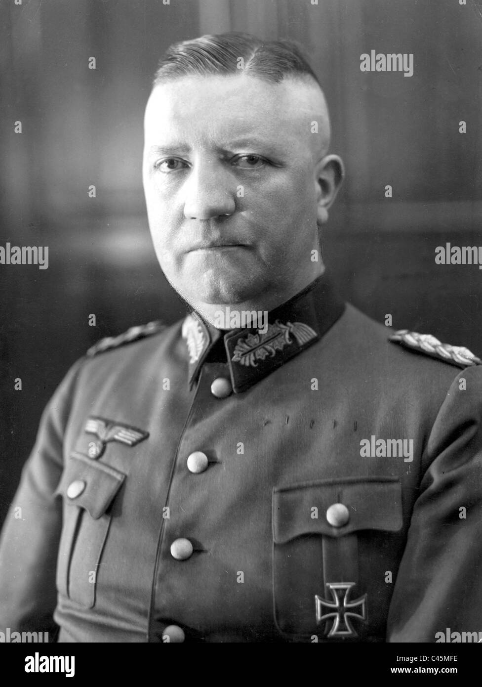 Fritz (Friedrich) Fromm (b. 8/10/1888, d. 12/3/1945) Stock Photo