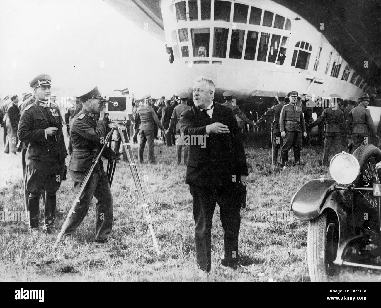 The airship 'Graf Zeppelin I' (LZ 127), 1931 Stock Photo