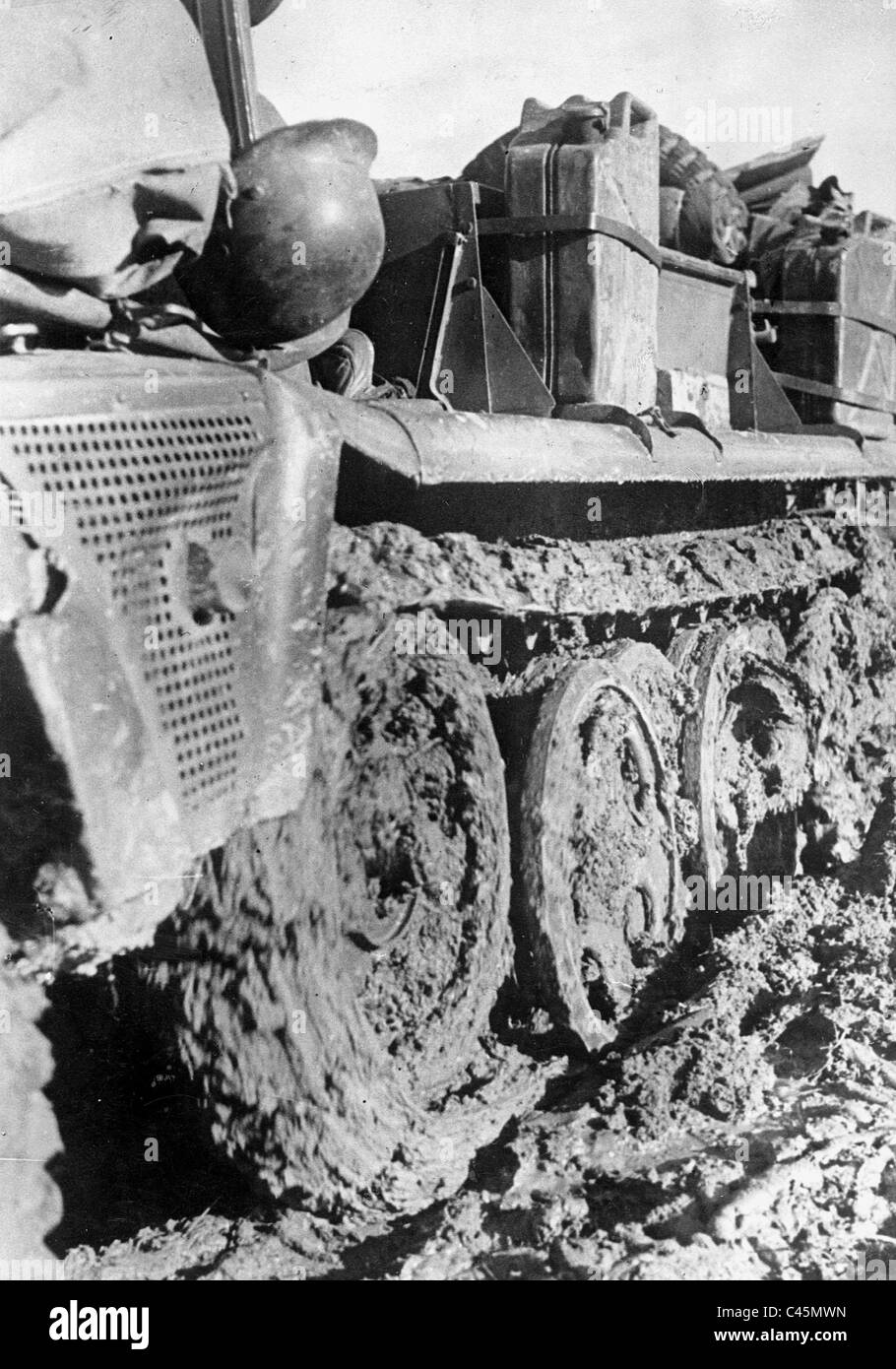 German truck on the Eastern Front, 1942 Stock Photo
