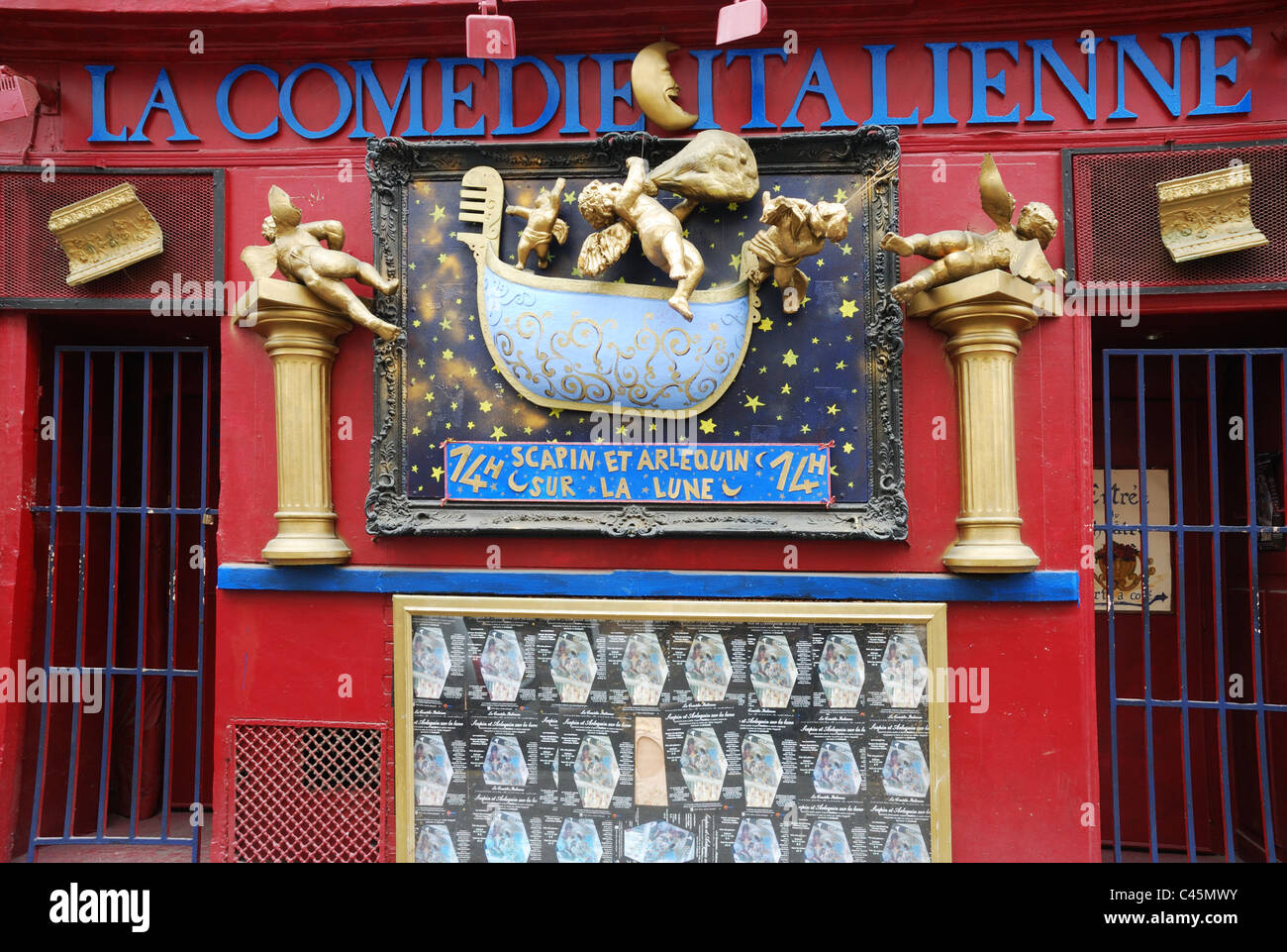 La Comedie Italienne in Montparnasse, Paris Stock Photo