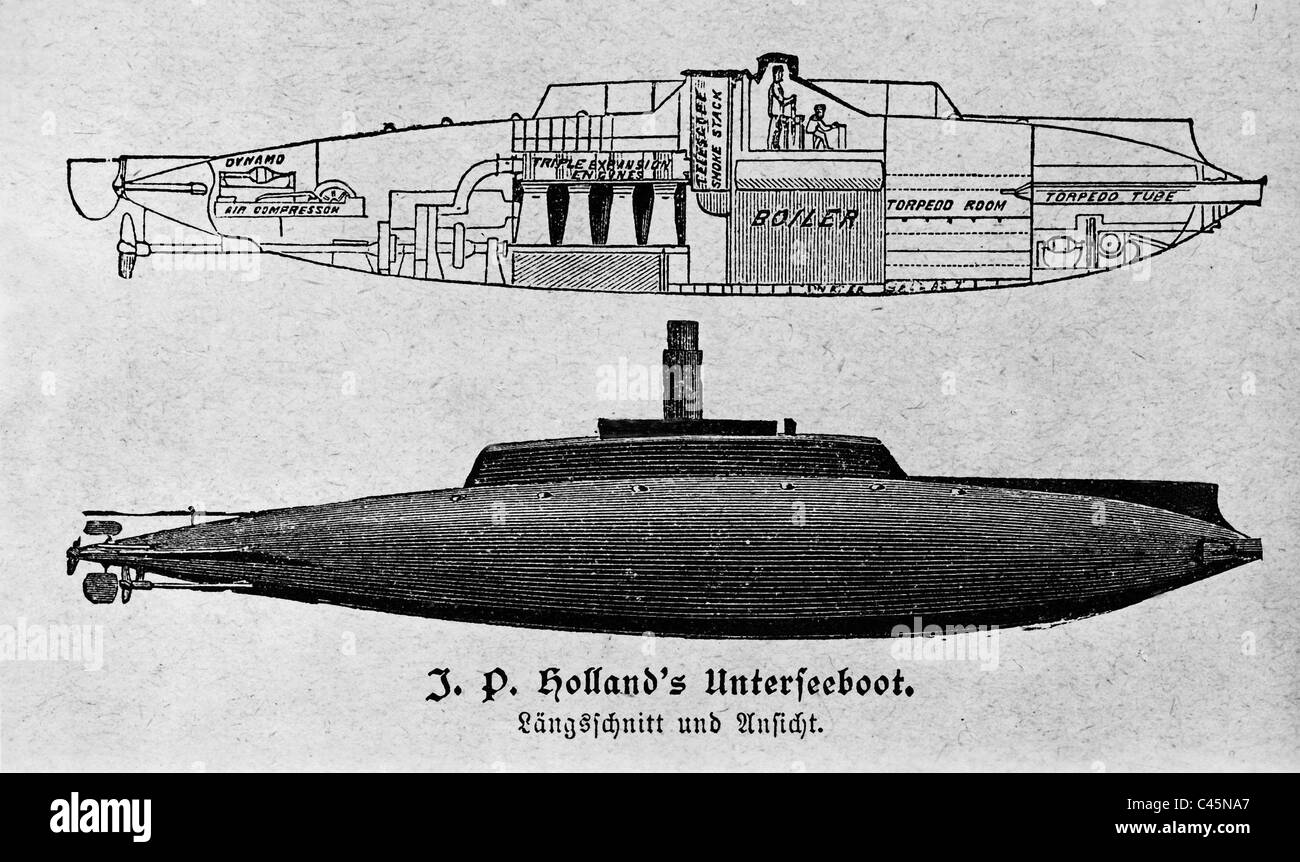 UBoat by John Holland, 1931 Stock Photo Alamy