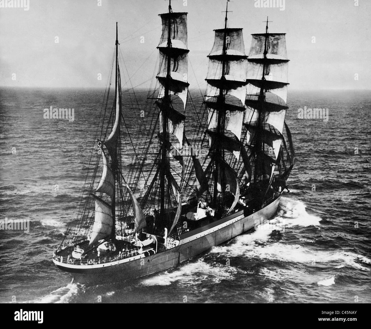 Four masted sailing ship Johnsen', 1936 Stock Photo Alamy