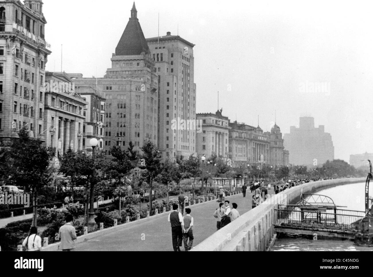 Center of Shanghai, 1937 Stock Photo