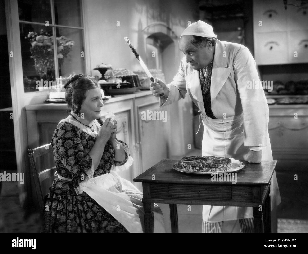 Margaret Kupfer and Gustav Waldau in 'Her biggest success', 1934 Stock Photo