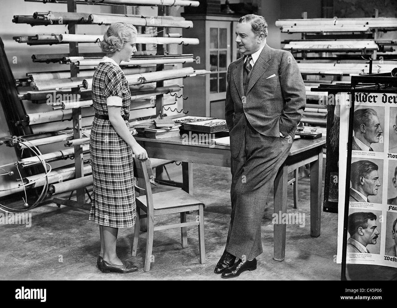 Hans Leibelt and Jutta Freybe in 'What to do Sibylle', 1938 Stock Photo