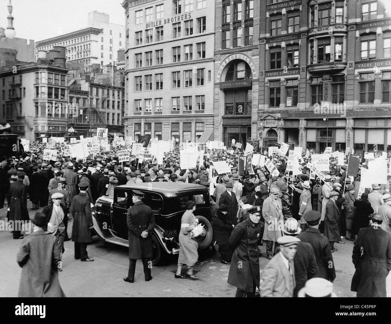 Great Depression Stock Photo