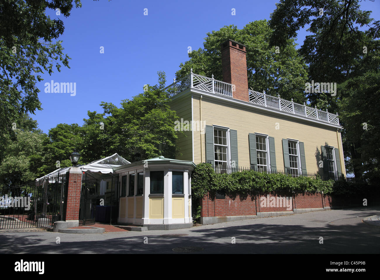 Gracie Mansion, Carl Schurz Park, Upper East Side, Manhattan, New York City Stock Photo