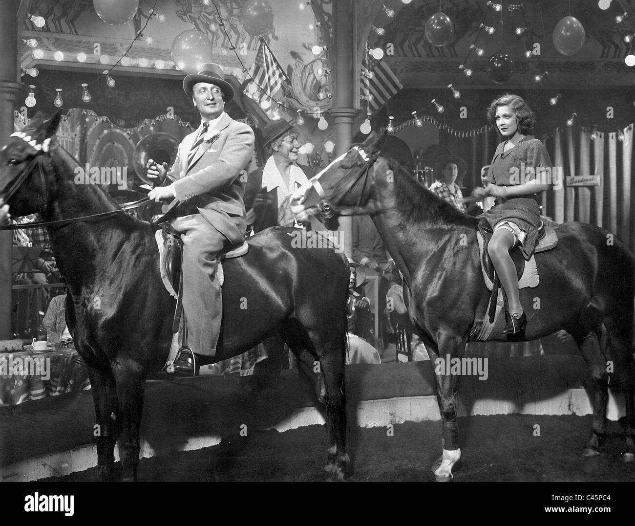 Hans Albers and Martha Eggerth in 'Der Draufgaenger', 1931 Stock Photo ...