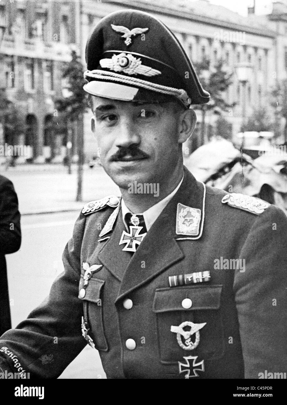 Adolf Galland, 1940 Stock Photo