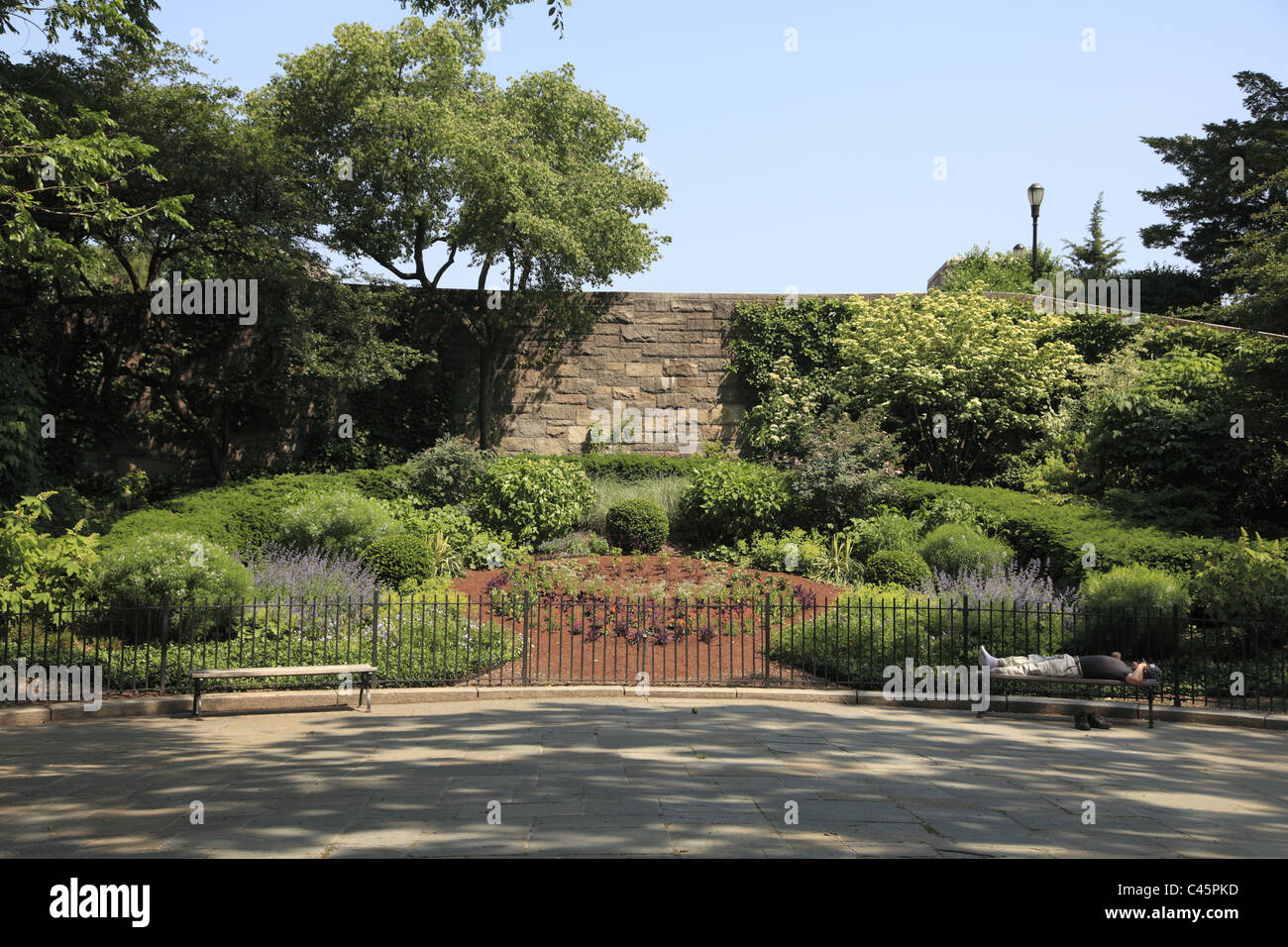 Carl Schurz Park, Upper East Side, Manhattan, New York City  Stock Photo
