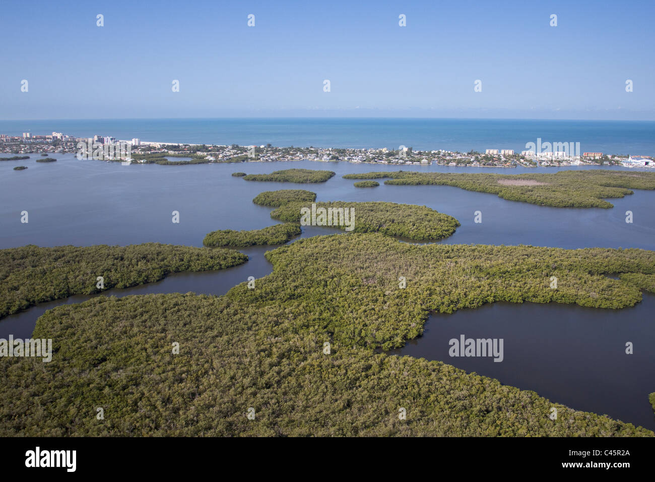 Fort Myers Beach and Rocky Bay area Stock Photo