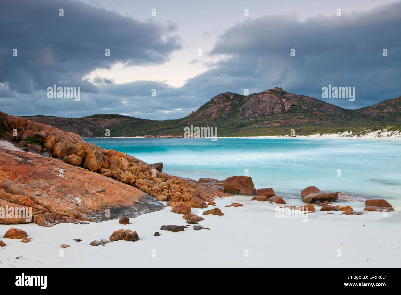 Thistle Cove beach at twilight. Cape Le Grand National Park, Esperance