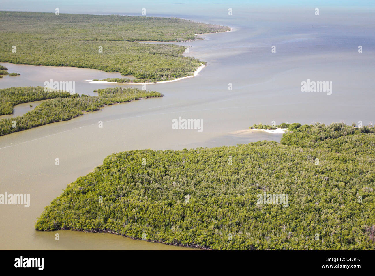 The 10,000 islands area of Southwest Florida Stock Photo