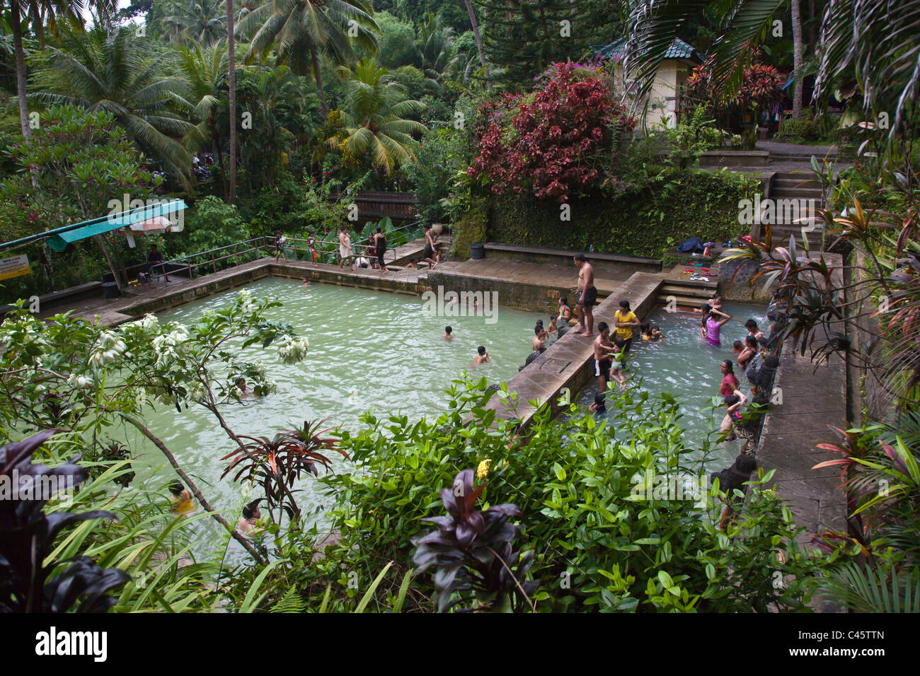 Air Panas Banjar Is A Hot Spring Located Near Lovina In The North Of The Island Bali