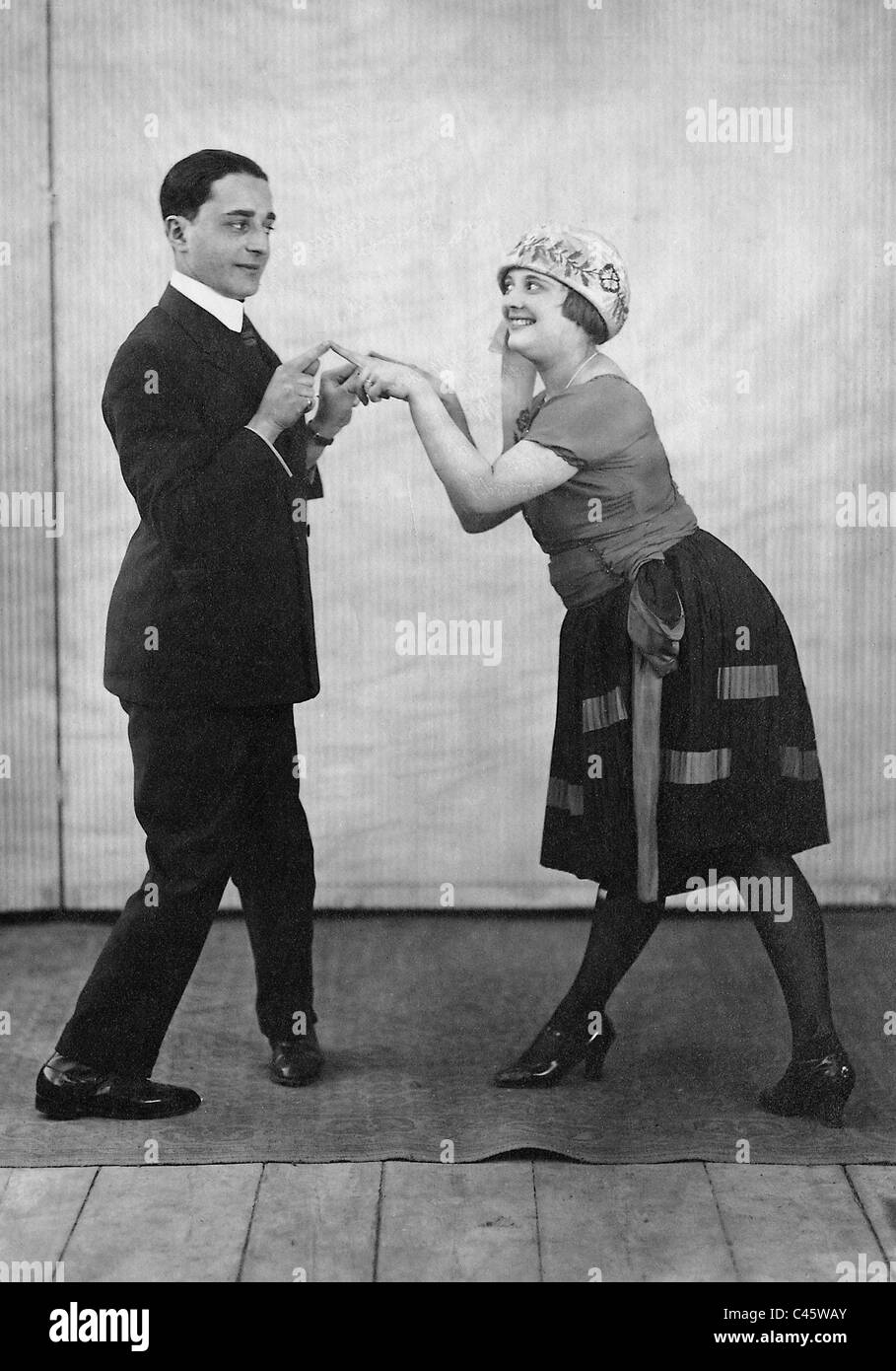 Couple dances the 'Capuchin ', 1921 Stock Photo - Alamy