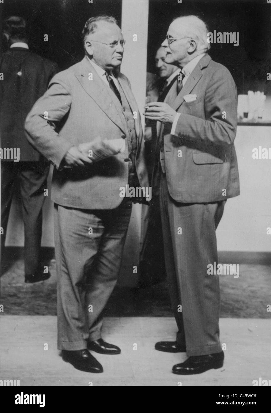 Maxim Litvinov at the Conference on Disarmament in Geneva, 1932 Stock Photo