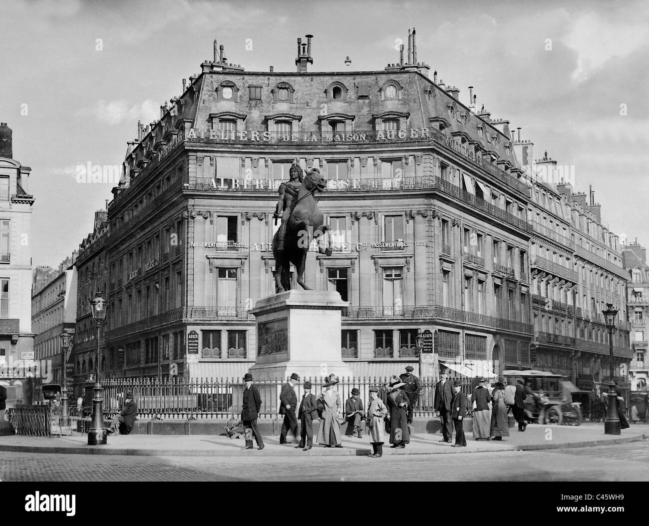 Place des Victoires in Paris Stock Photo