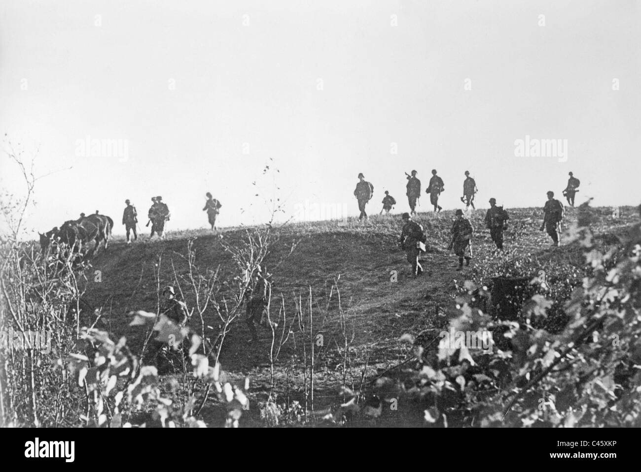 German soldiers on the Eastern front, 1941 Stock Photo - Alamy