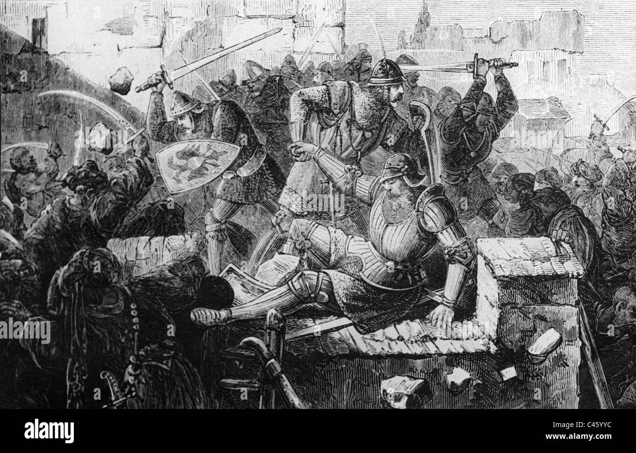 The first Turkish War, 1529 Stock Photo