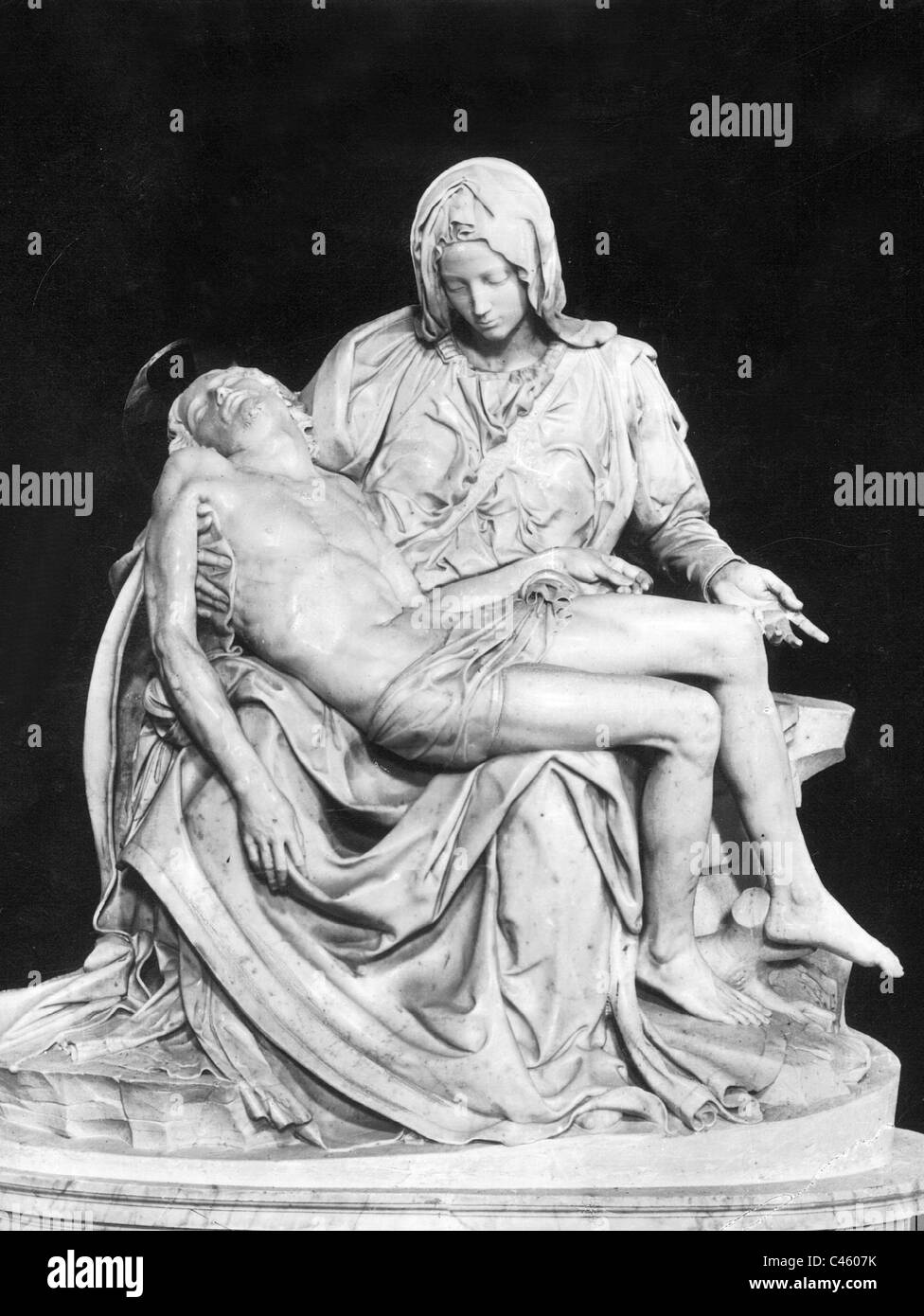 Pieta michelangelo Black and White Stock Photos & Images - Alamy