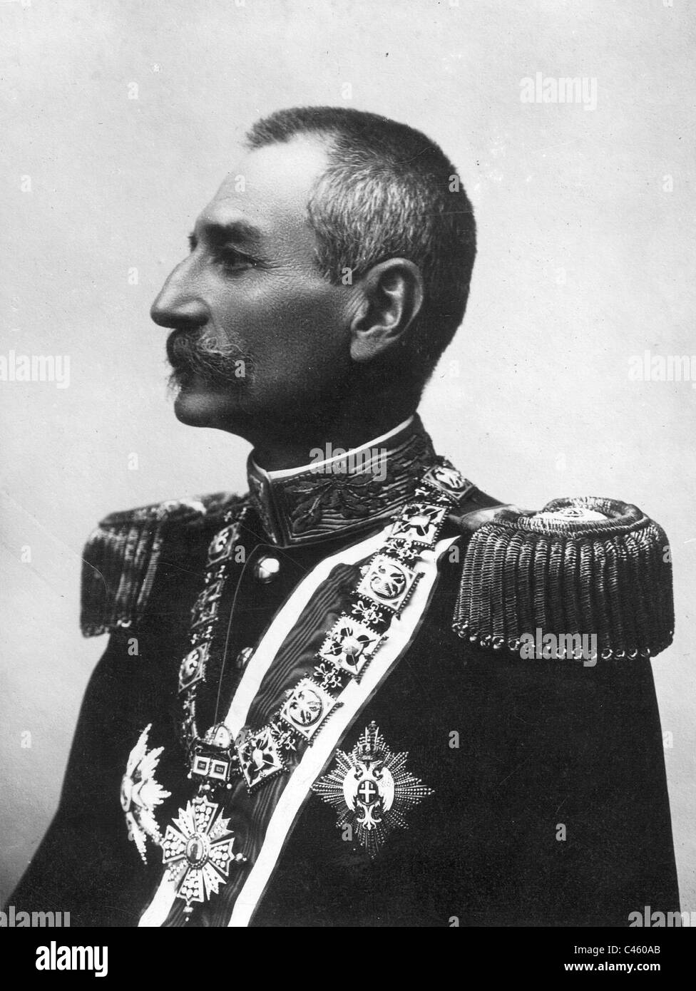 King Peter I of Serbia Stock Photo Alamy