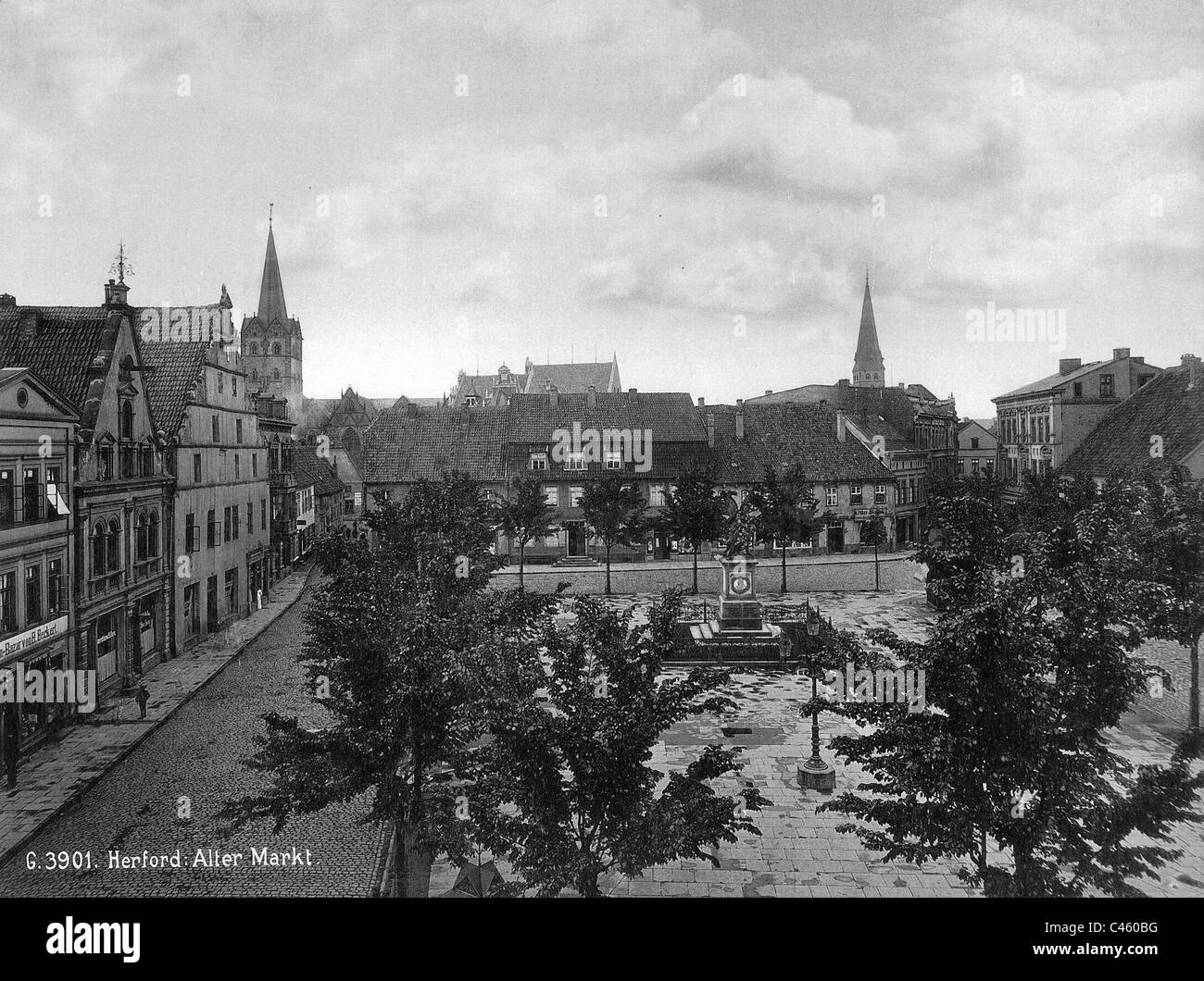 Herford, 1902 Stock Photo