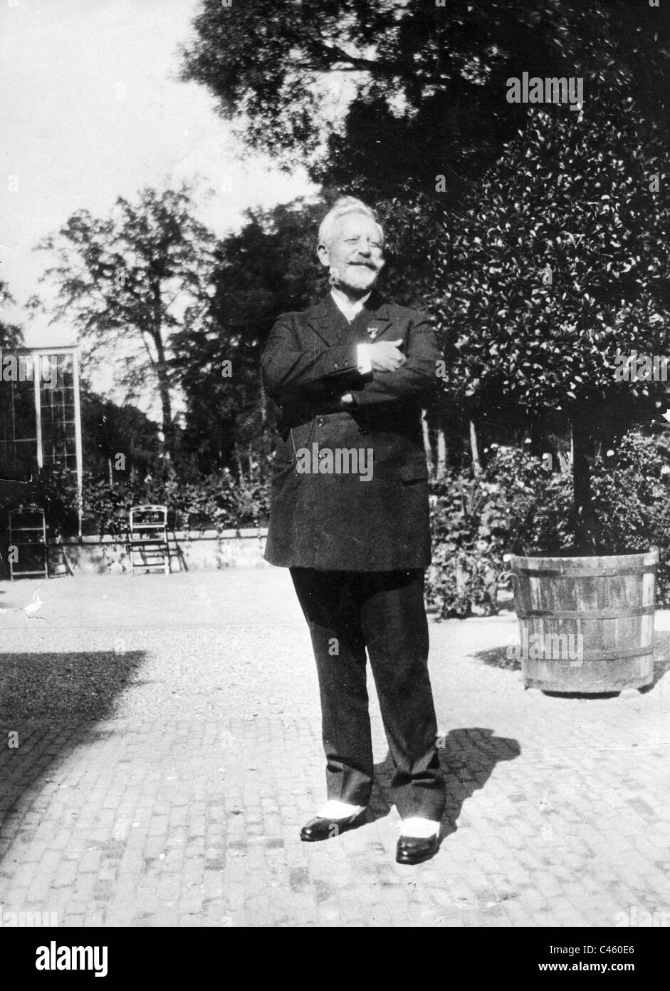 Emperor Wilhelm II in exile in Netherlands, 1931 Stock Photo