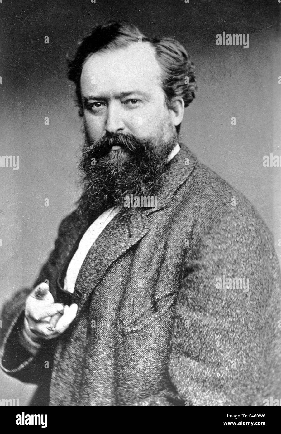 Wilhelm Busch, 1875 Stock Photo