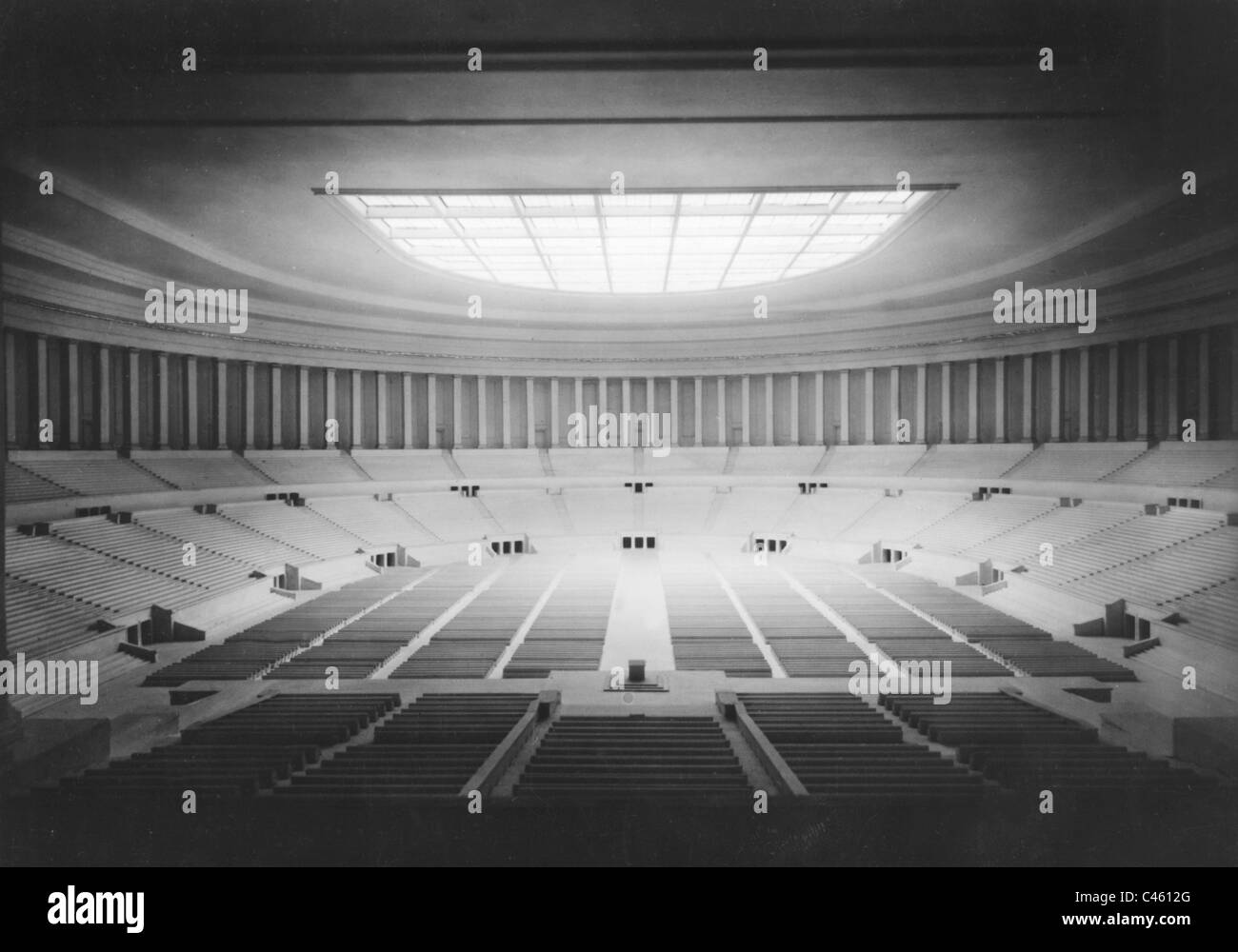 Architecture of the Third Reich: Nuremberg, Architectural Models of the Nazi Party Rally Ground, 1933-1938 Stock Photo