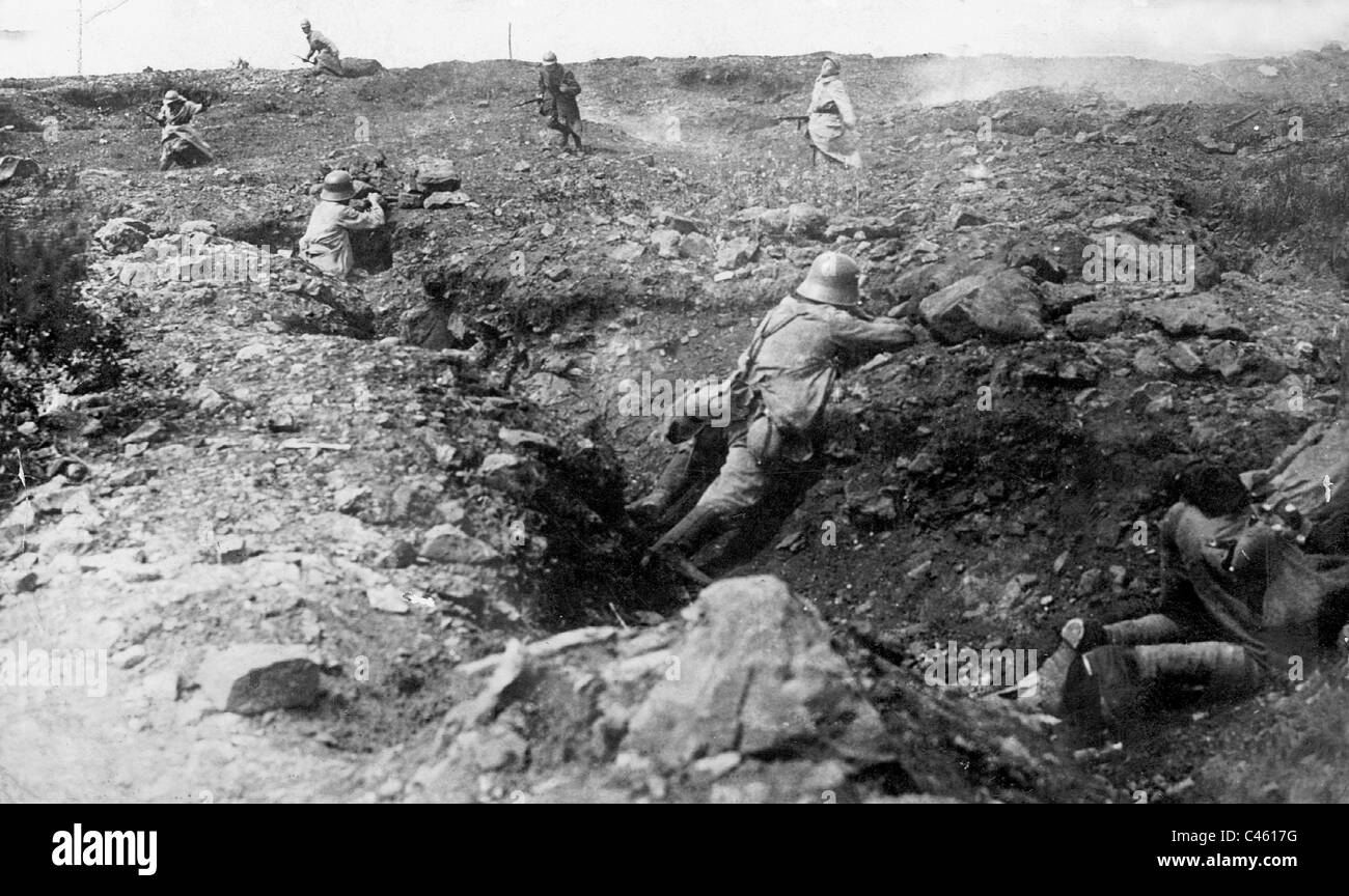 Battle of Verdun in the First World War, 1916 Stock Photo
