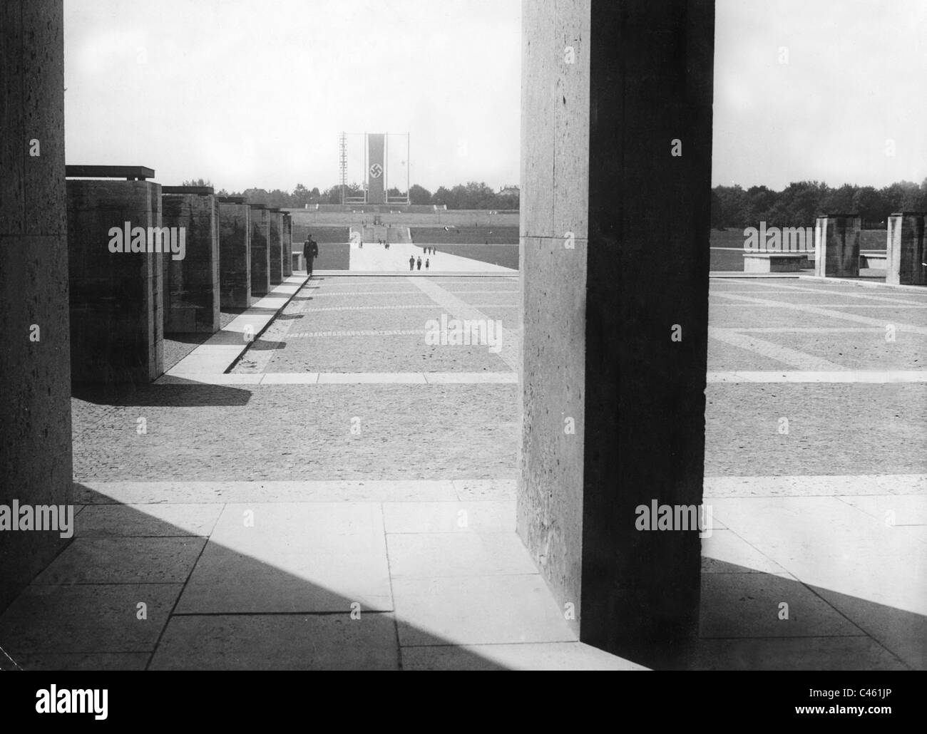 Architecture of the Third Reich: Nuremberg, Nazi Party Rally Ground, 1933-1938 Stock Photo