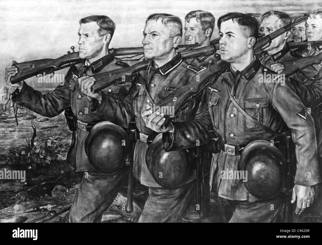 Art of the Third Reich: War Themes, 1933-1945 Stock Photo