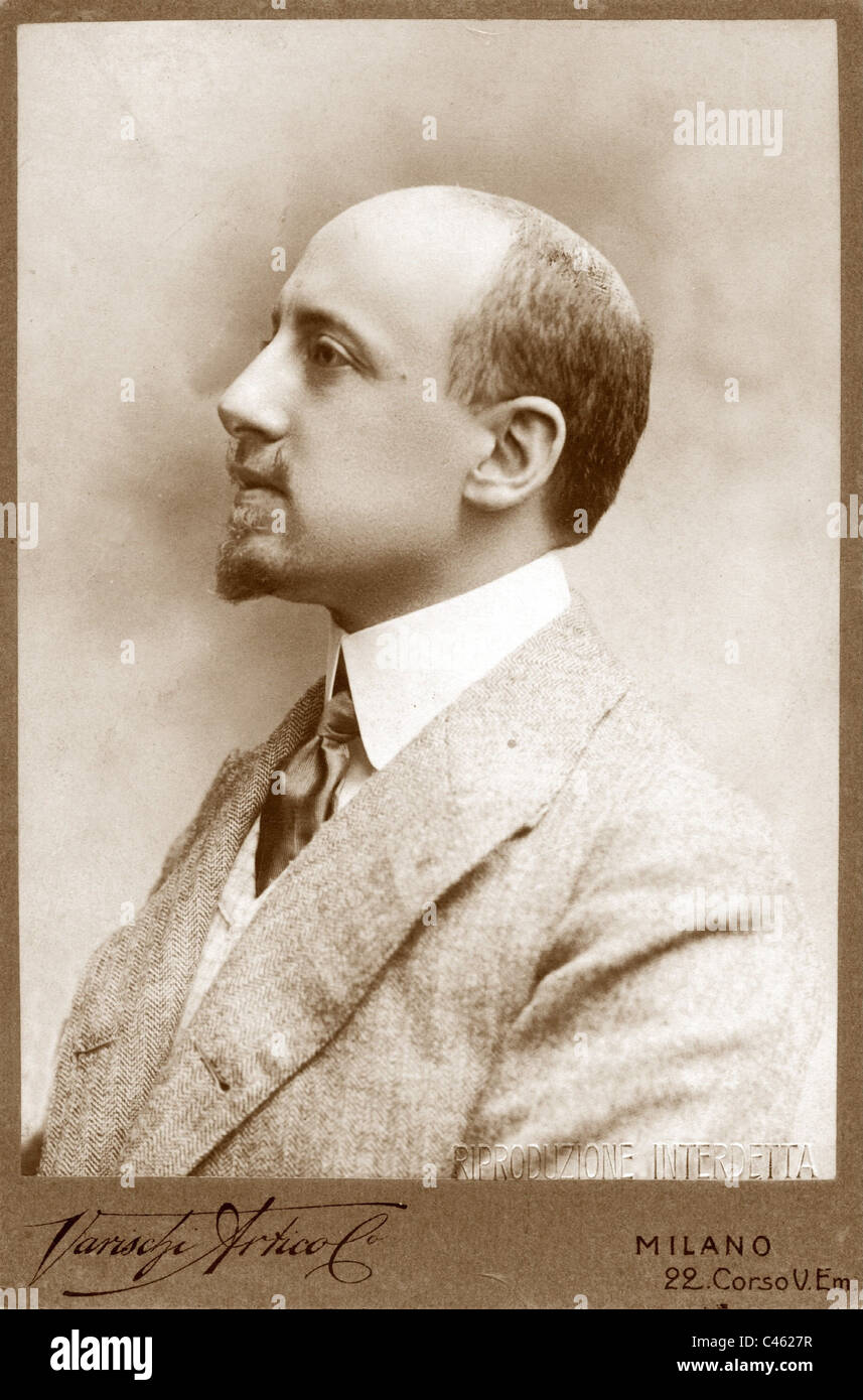 Gabriele D'Annunzio, 1905 Stock Photo Alamy