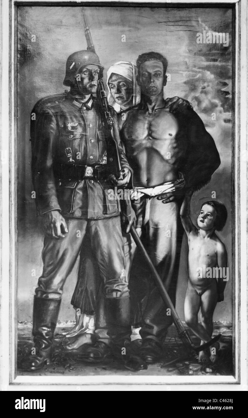 Art of the Third Reich: War Themes, 1933-1945 Stock Photo