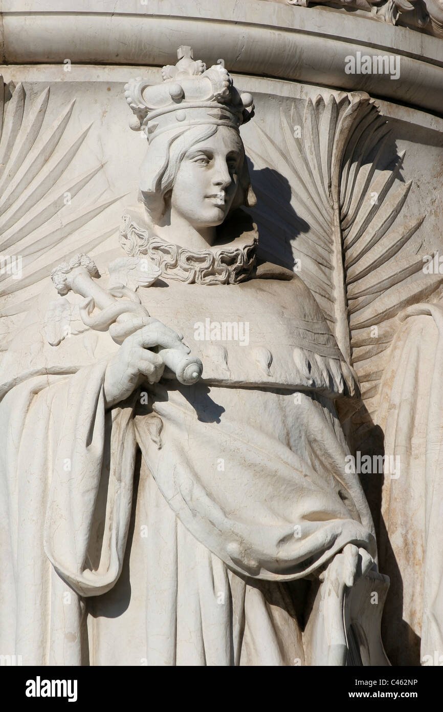 Rome - detail from Vittorio Emanuel landmark Stock Photo
