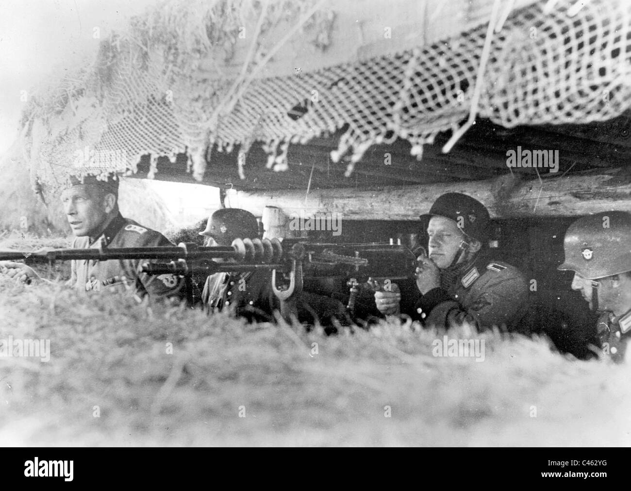 German police on the Eastern front, 1942 Stock Photo