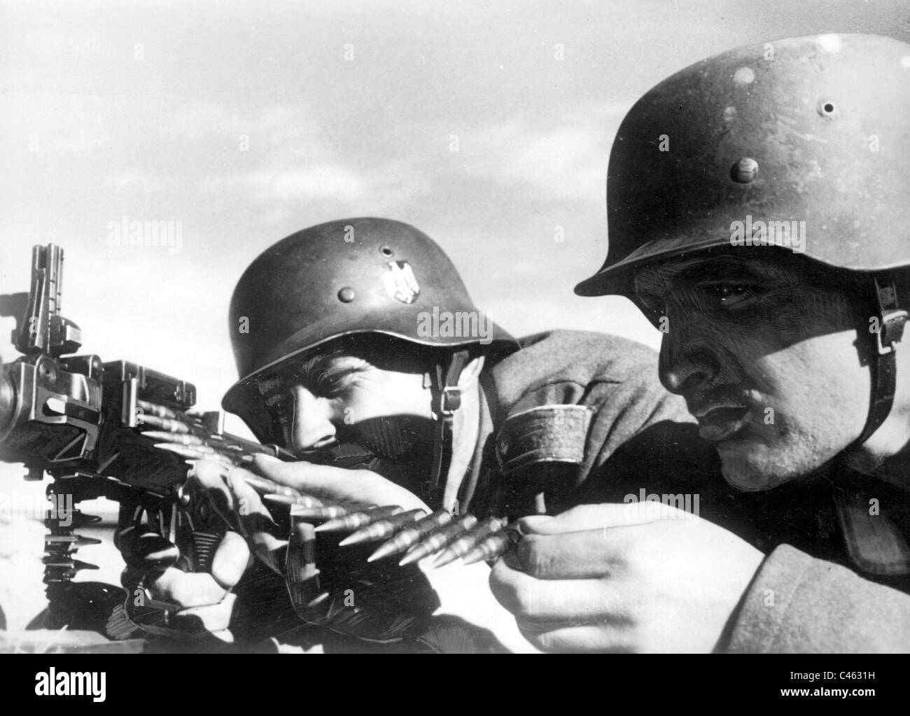 German soldiers on the Eastern front, 1941 Stock Photo