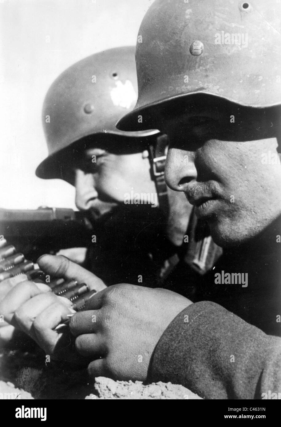 German soldiers on the Eastern front, 1941 Stock Photo