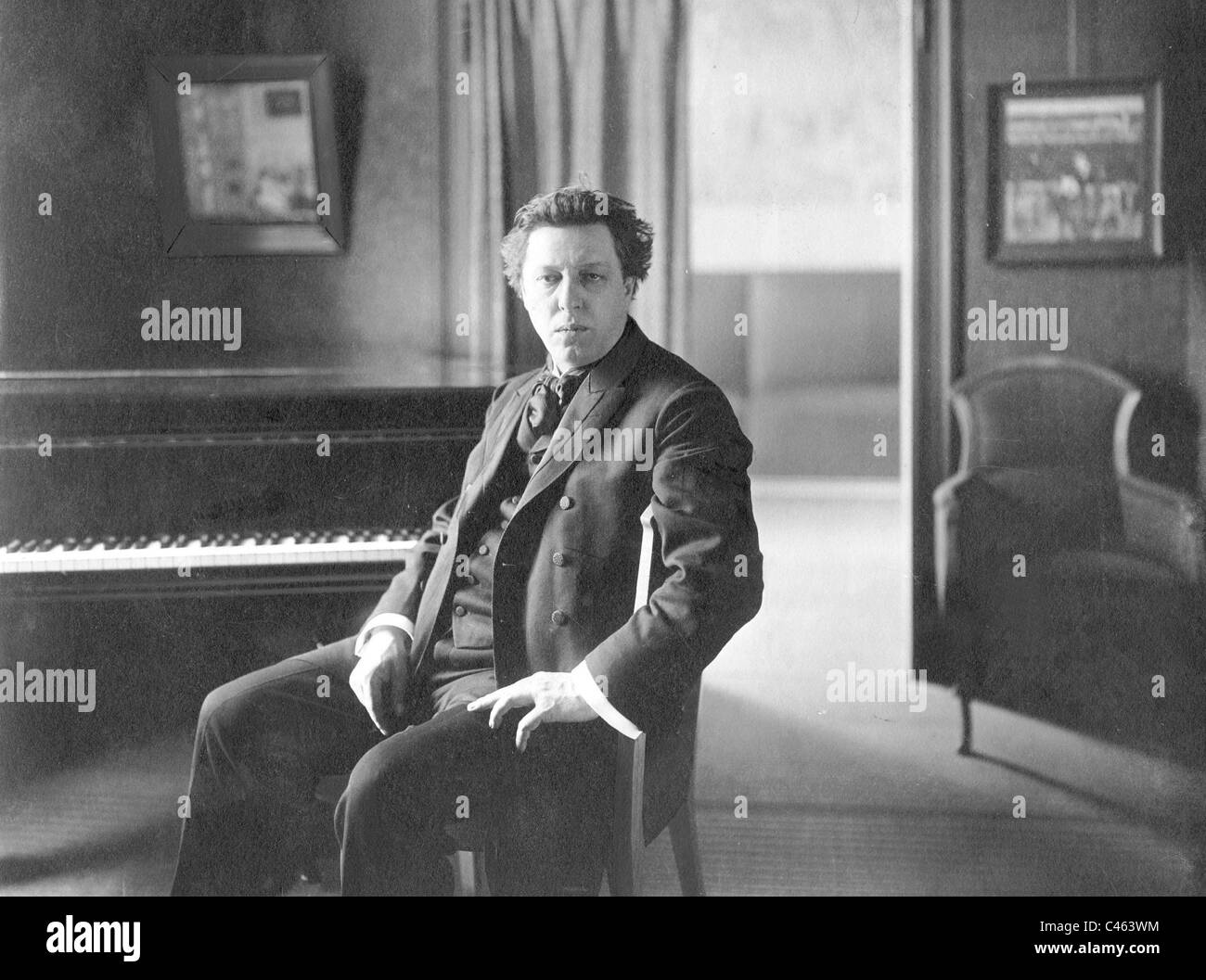 Conrad Ansorge, 1904 Stock Photo