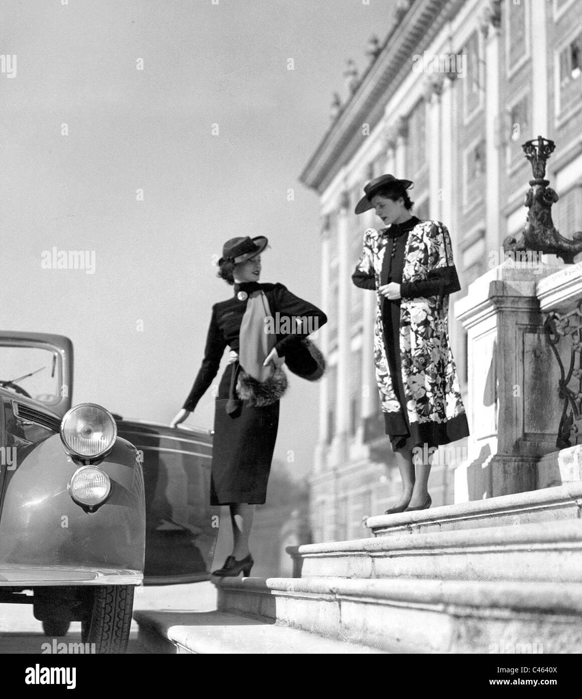 Women's fashions, 1938 Stock Photo