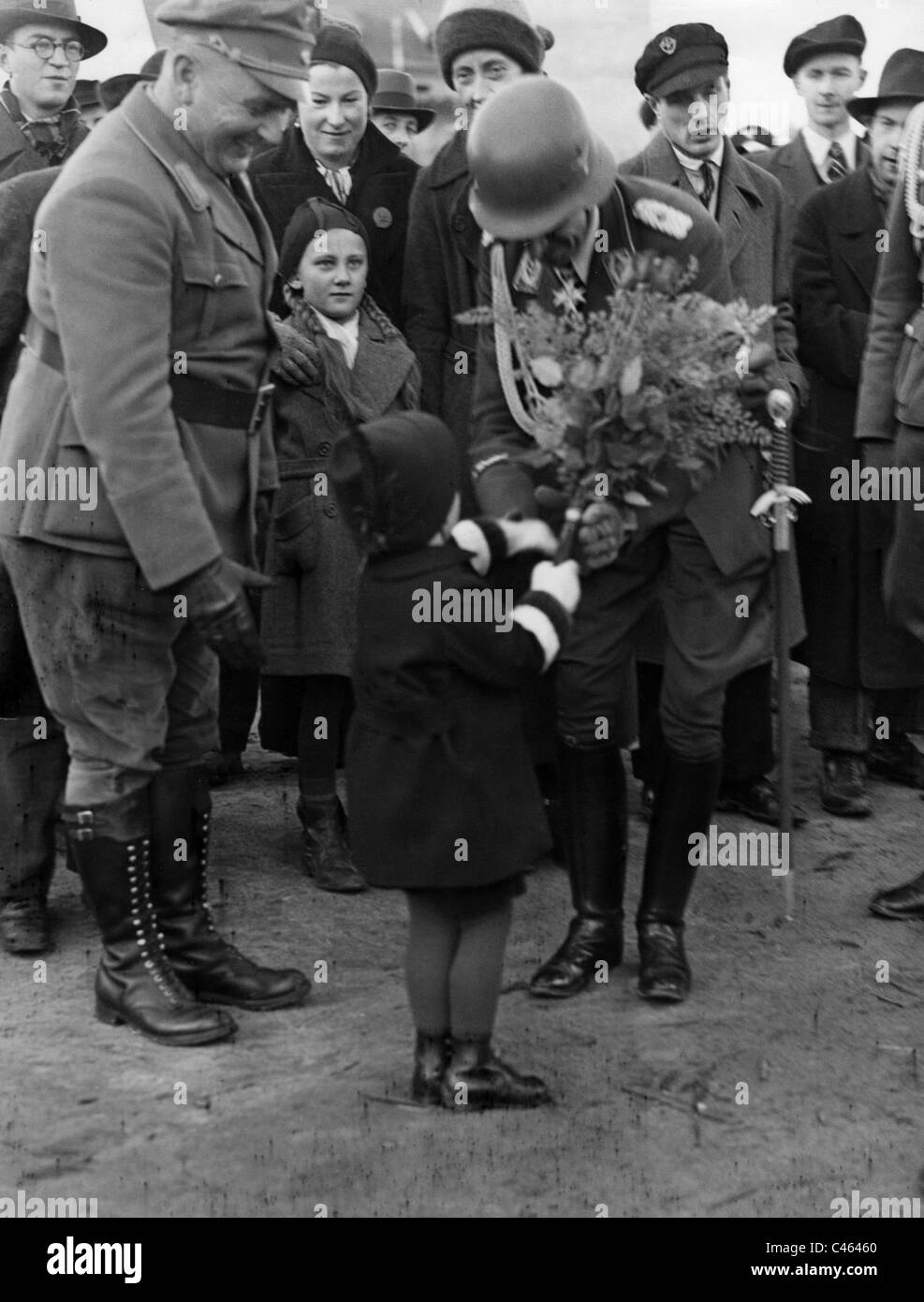 Opening of the fighter pilot school in Werneuchen, 1937 Stock Photo Alamy