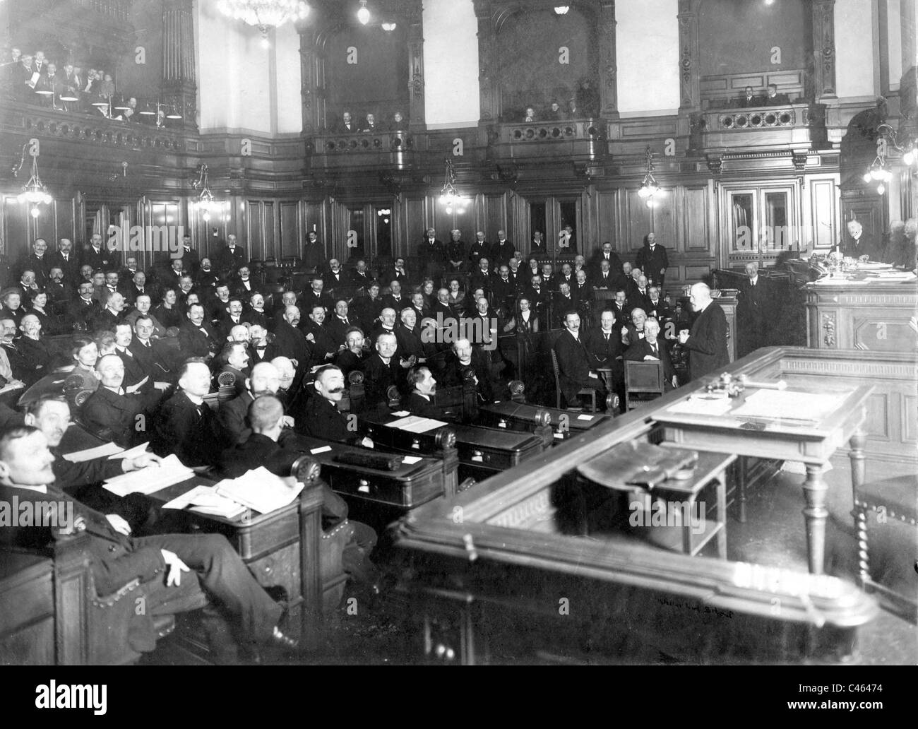Reich Council Congress in Berlin Stock Photo