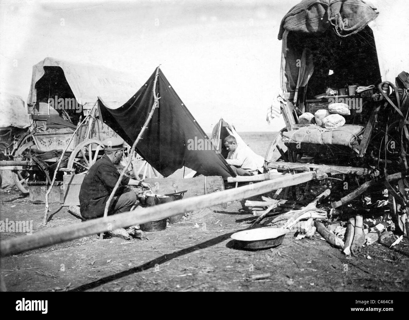 Bulgarian field kitchen, 1916 Stock Photo - Alamy